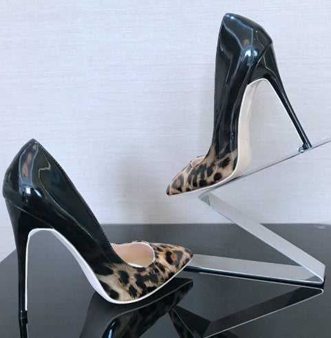 The Potts Point Leopard Trim Pointed Stiletto by WentSchmick