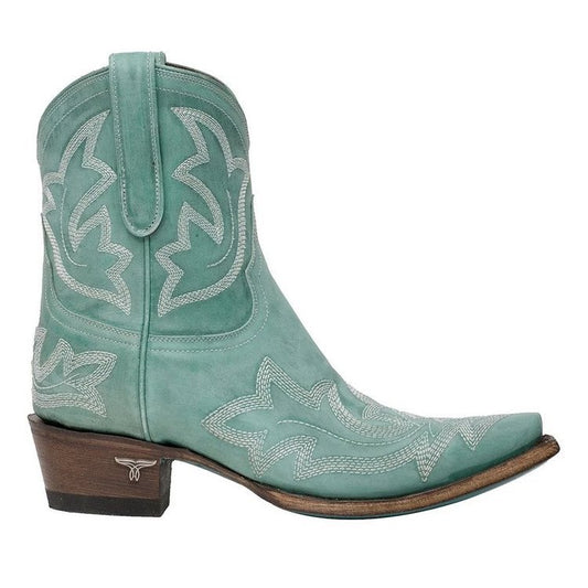 The Bendigo Faux Leather Western Ankle Boots by WentSchmick