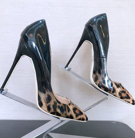 The Potts Point Leopard Trim Pointed Stiletto by WentSchmick