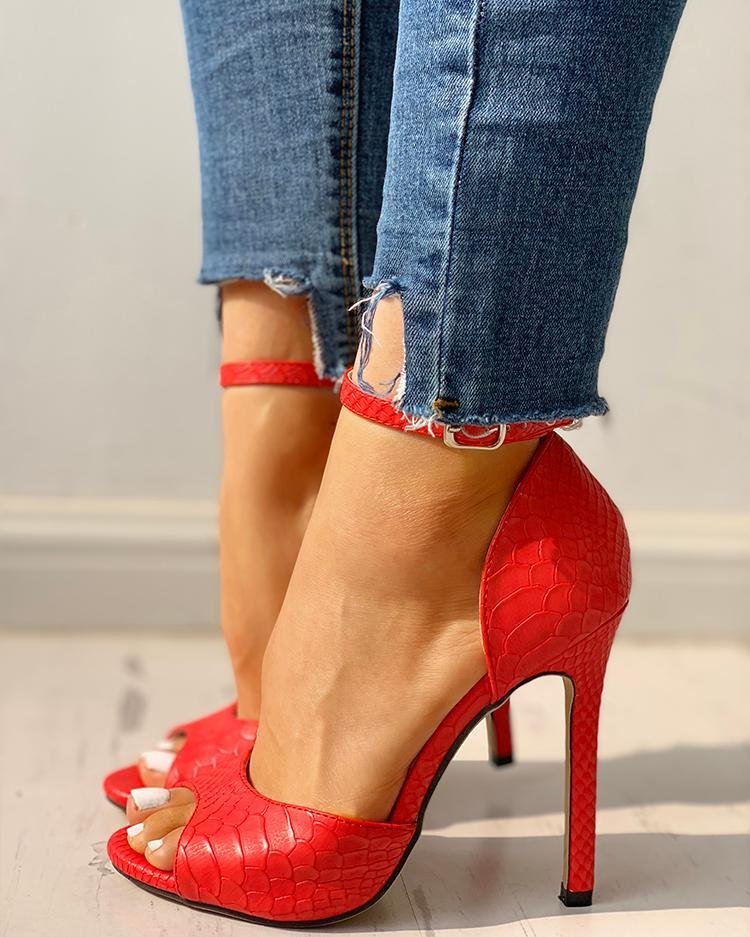 The Tamarama Peep-Toe Platform Sandal by WentSchmick