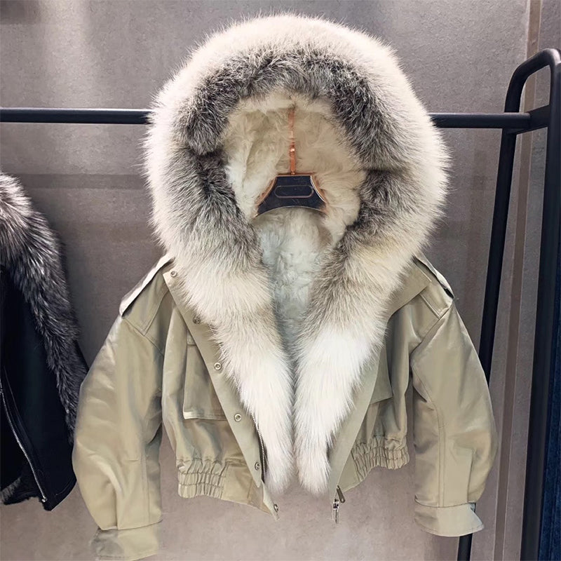 The Petersham Fur-Collar Jacket With Lamb Wool Liner by WentSchmick