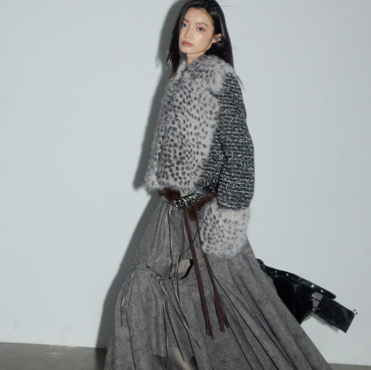 The Yarra Glen Leopard Faux Fur Short Coat by WentSchmick