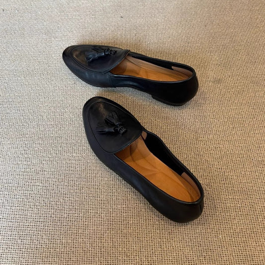 The Mornington Retro Leather Driving Loafers by WentSchmick