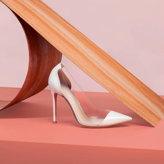 The Edgecliff Cut-Out Pointed Stiletto Pumps by WentSchmick