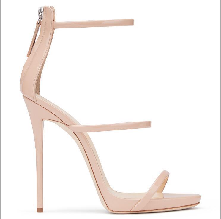 The Mosman Park Patent Ankle-Strap Peep-Toe Heels by WentSchmick