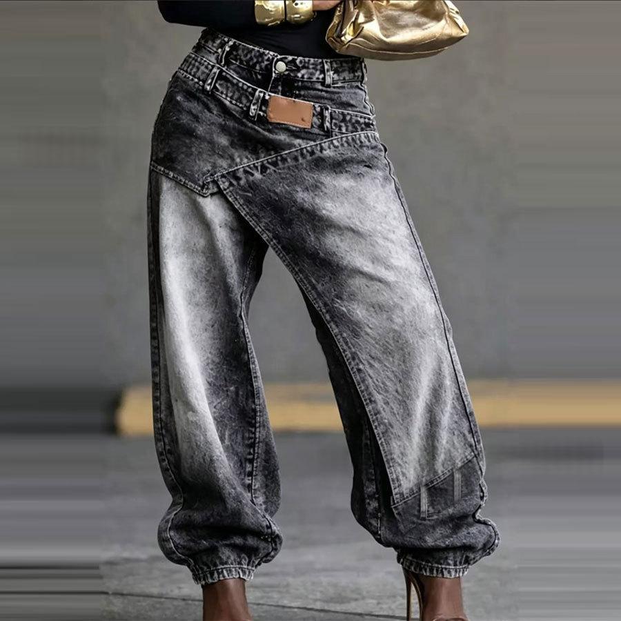 The Leederville Patchwork Layered Jeans by WentSchmick