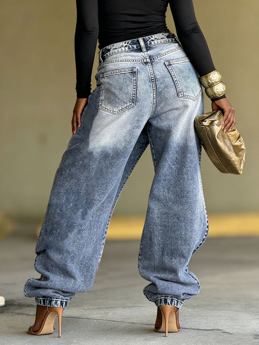 The Leederville Patchwork Layered Jeans by WentSchmick