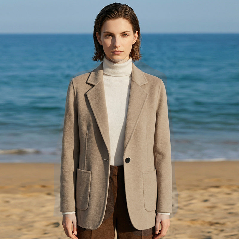 The Darling Point Double-Breasted Wool Coat by WentSchmick