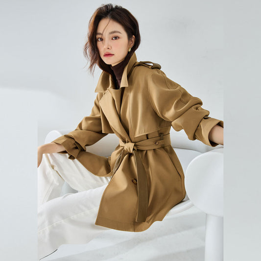 The Manuka Short Trench Coat by WentSchmick