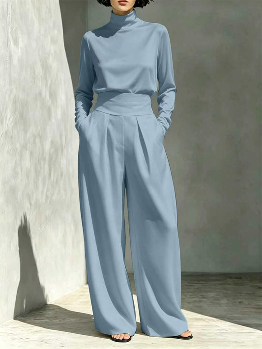 The Swanbourne High-Neck Top and Pants Set by WentSchmick