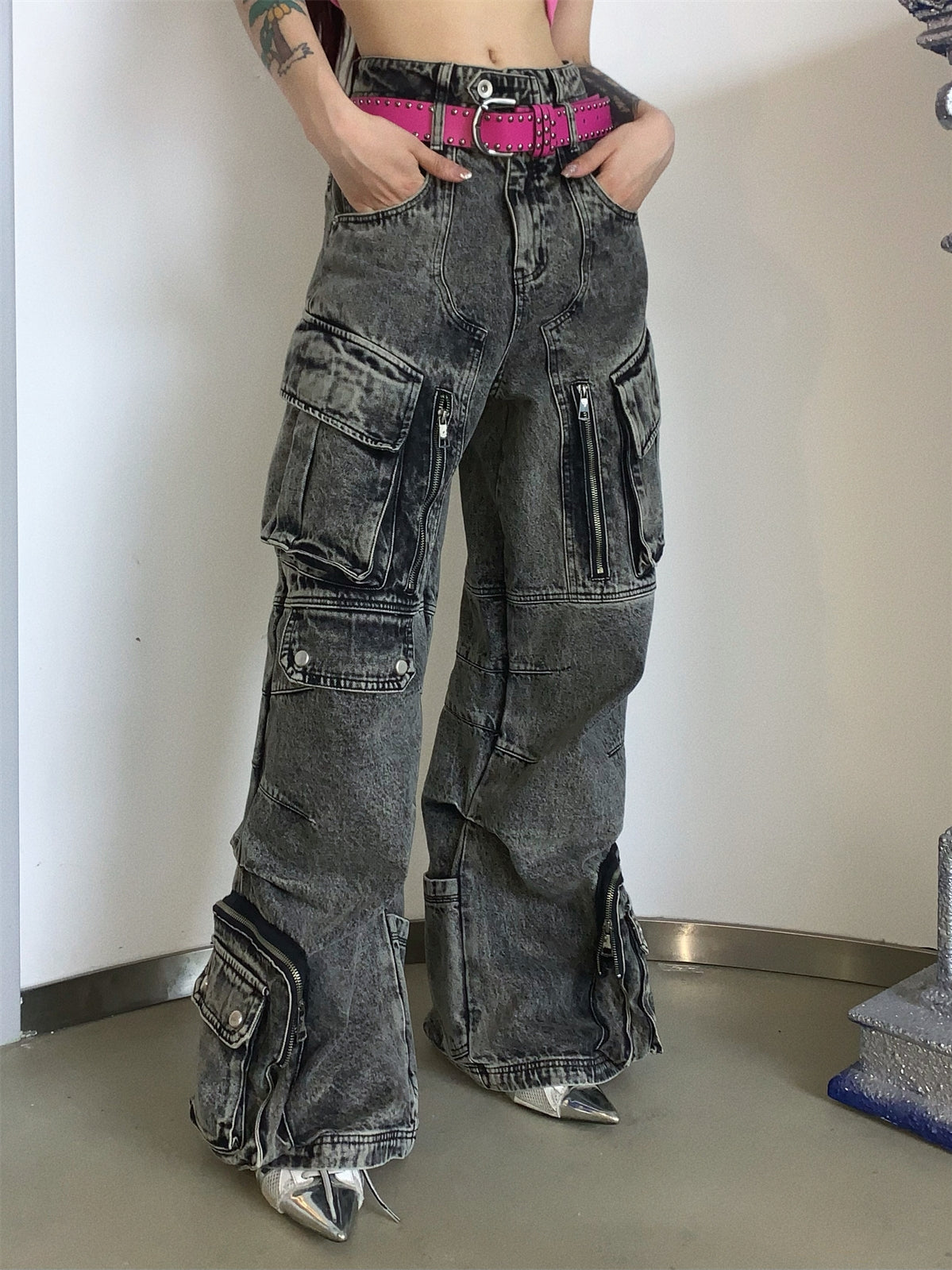 The Brunswick Multi-Pocket Wide-Leg Jeans by WentSchmick