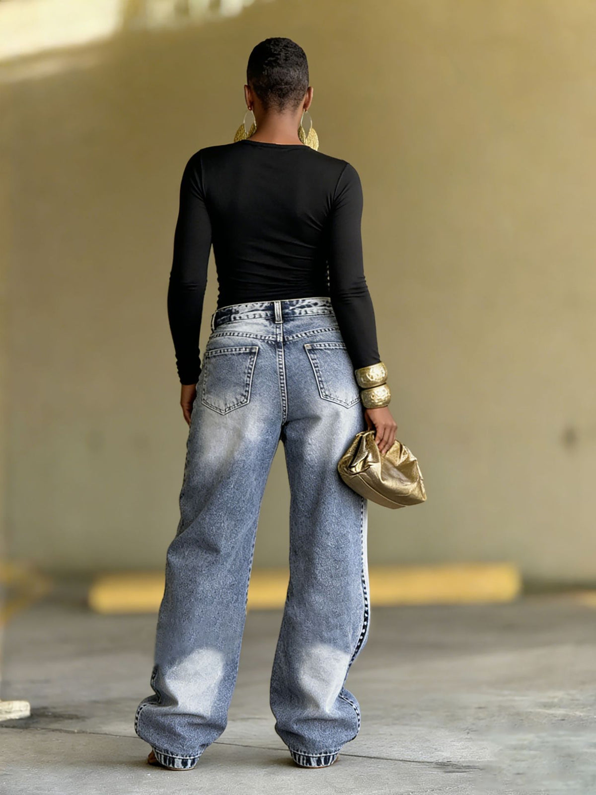 The Leederville Patchwork Layered Jeans by WentSchmick