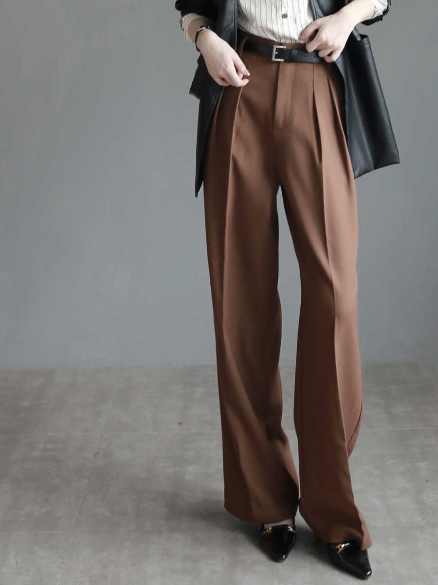 The Southbank Floor-Length Straight Suit Pants by WentSchmick