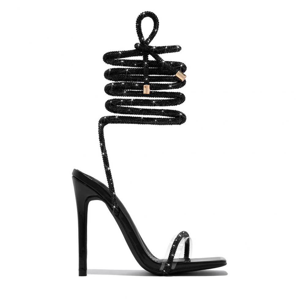 The New Farm Lace-Up Square-Toe Heel by WentSchmick