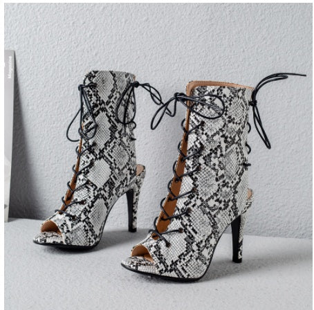 The Cabarita Cut-Out Peep-Toe Summer Boots by WentSchmick