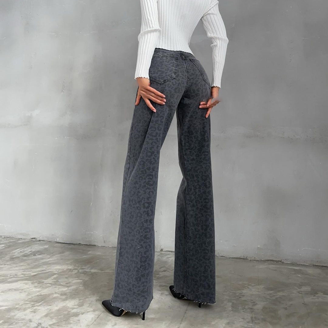 The Albert Park Leopard Slim Jeans by WentSchmick