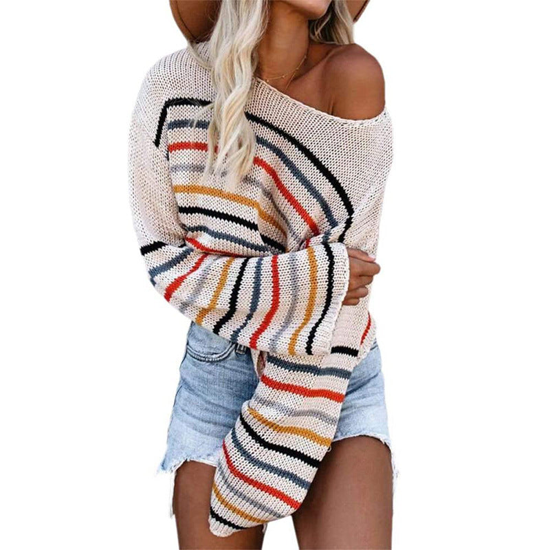 The Sorrento Striped Knit Sweater by WentSchmick