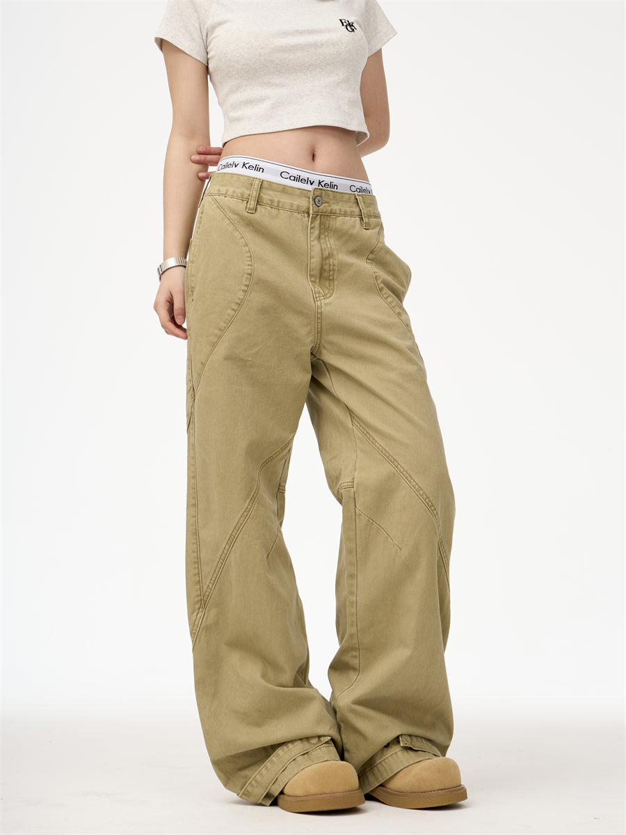 The Parap Washed Straight-Leg Utility Jeans by WentSchmick