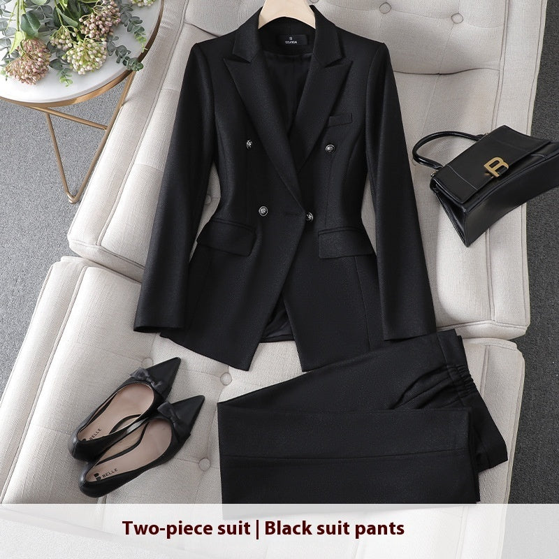 The Circular Quay Cropped Trouser Suit by WentSchmick