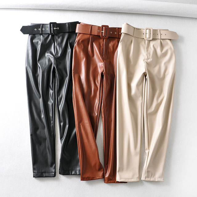 The Seddon Faux Leather Pants by WentSchmick