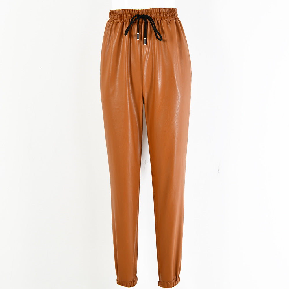 The Moore Park Slim Faux Leather Pants by WentSchmick