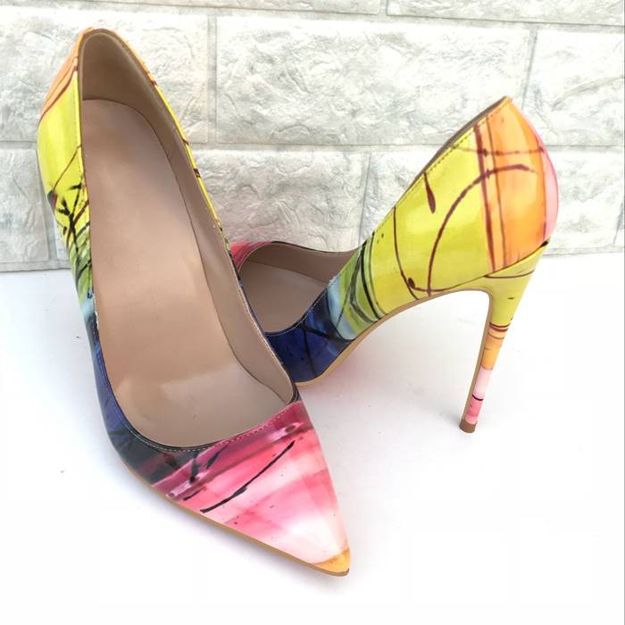 The Newtown Graffiti Pointed Stiletto by WentSchmick