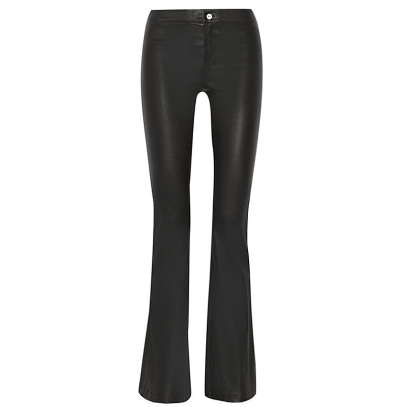The Enmore Faux Leather Flared Pants by WentSchmick