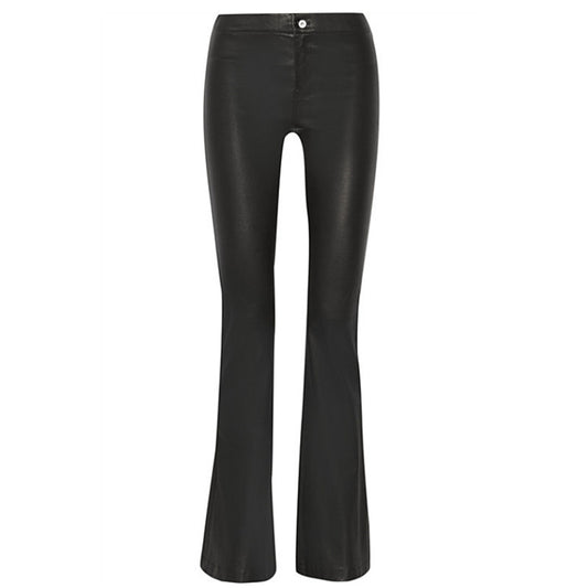 The Enmore Faux Leather Flared Pants by WentSchmick