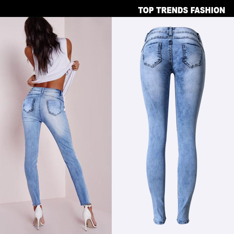 The Mermaid Beach Low-Rise Patchwork Skinny Jeans by WentSchmick