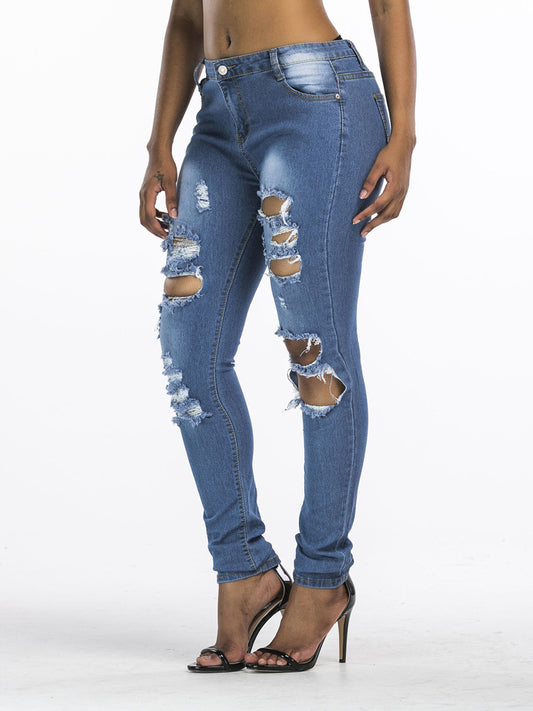 The Crows Nest Ripped Stretch Jeans by WentSchmick