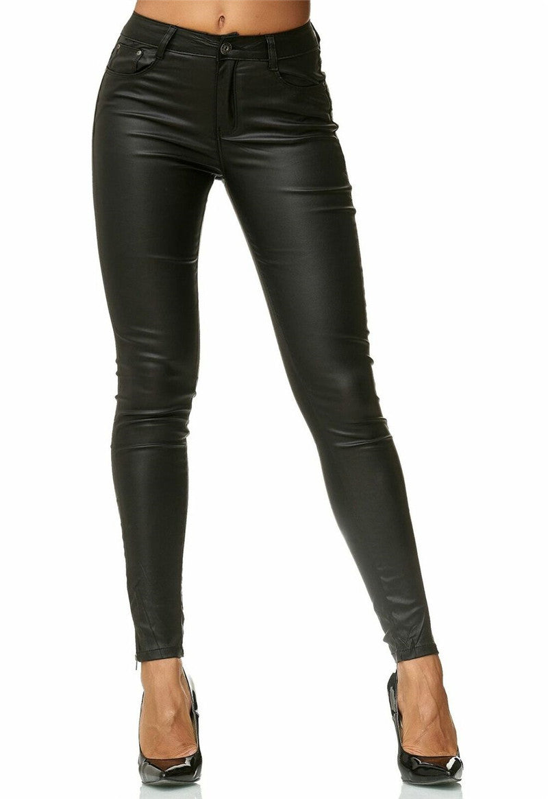 The Chippendale Faux Leather Trousers by WentSchmick
