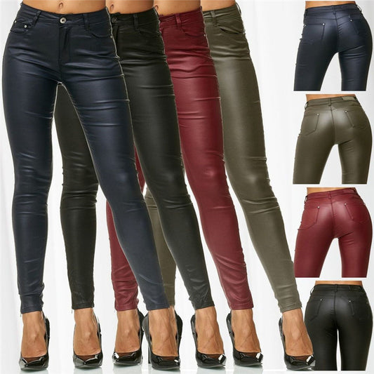 The Chippendale Faux Leather Trousers by WentSchmick