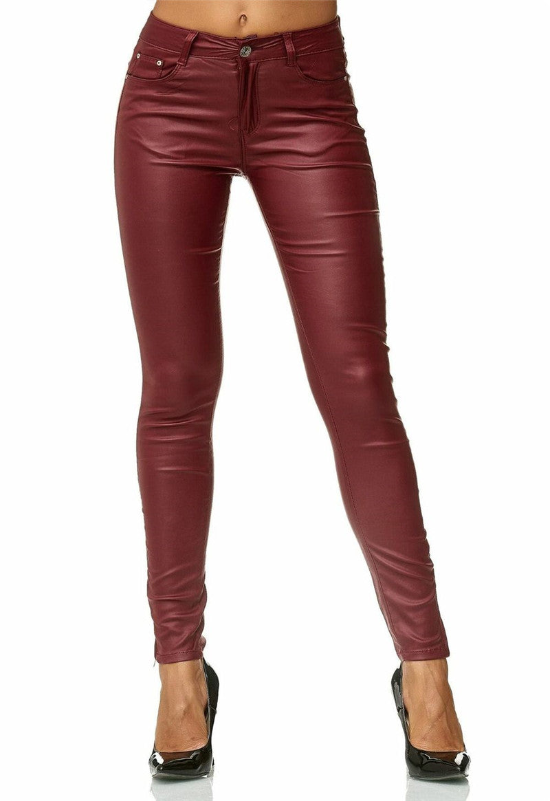 The Chippendale Faux Leather Trousers by WentSchmick