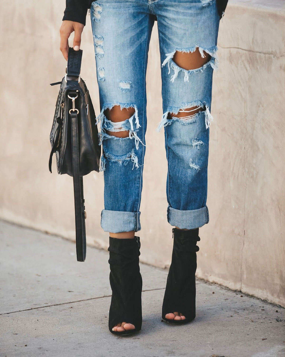 The Currumbin Distressed Ripped Jeans by WentSchmick