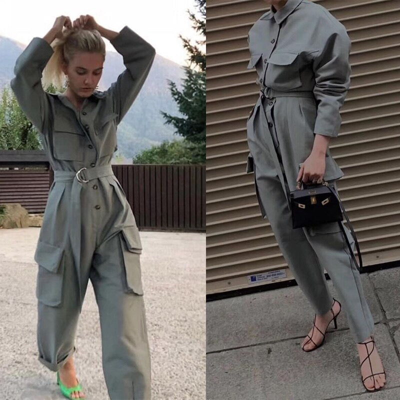 The Williamstown Shirt-Style Wide-Leg Jumpsuit by WentSchmick