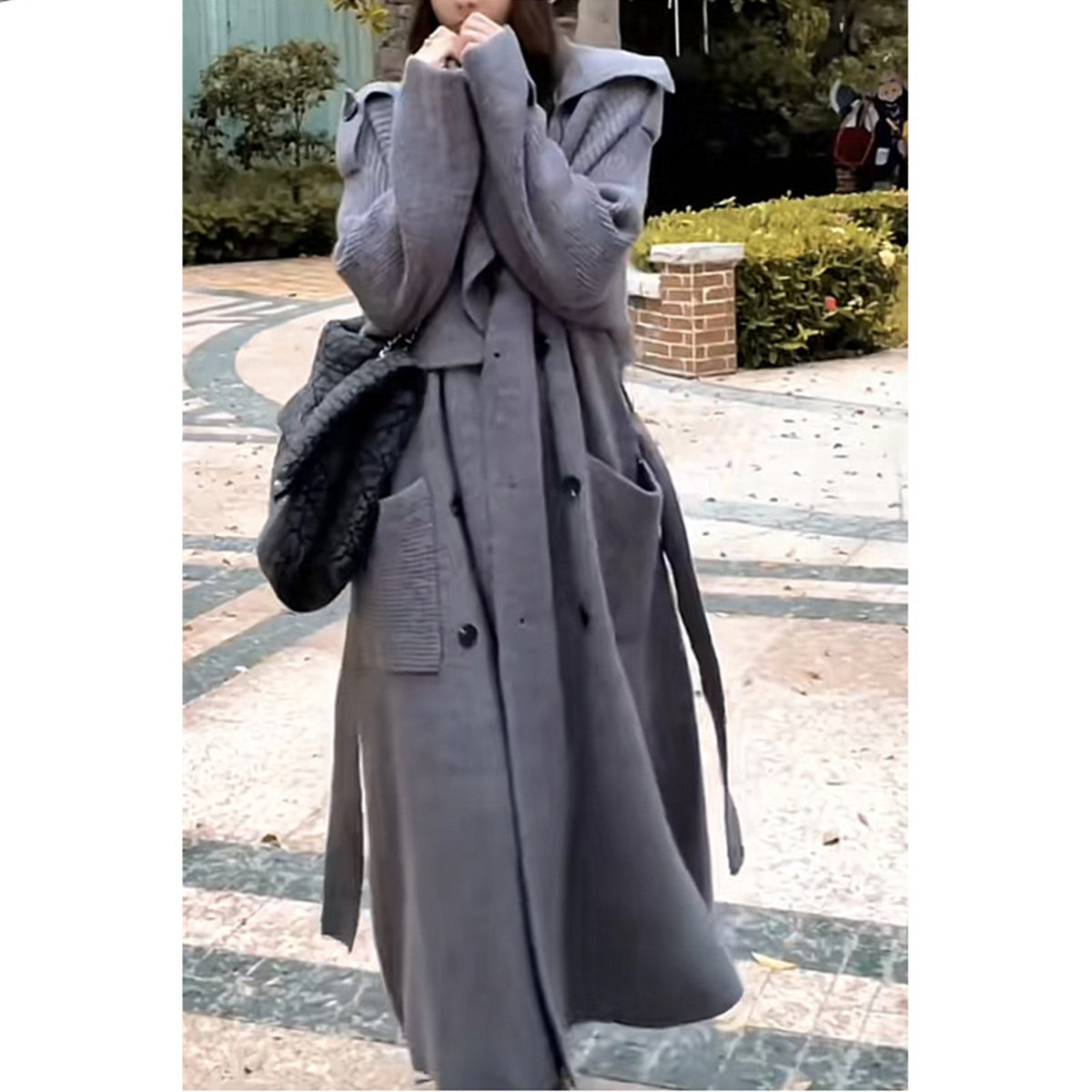 The Bicheno Long Heavy Knit Cardigan by WentSchmick