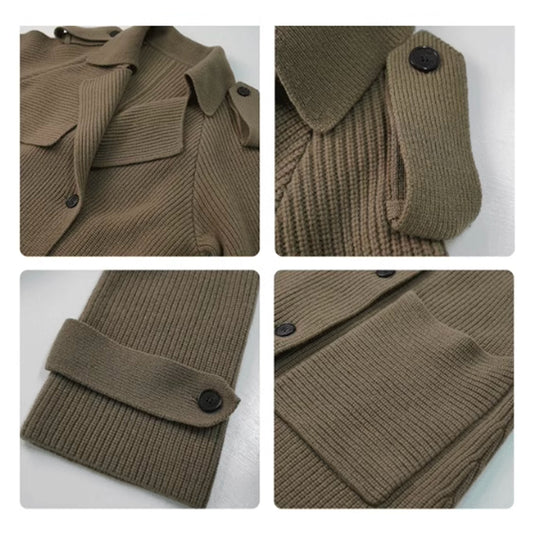 The Bicheno Long Heavy Knit Cardigan by WentSchmick