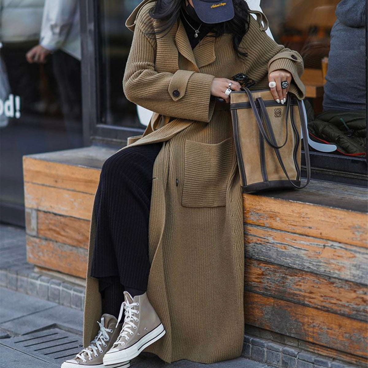 The Bicheno Long Heavy Knit Cardigan by WentSchmick