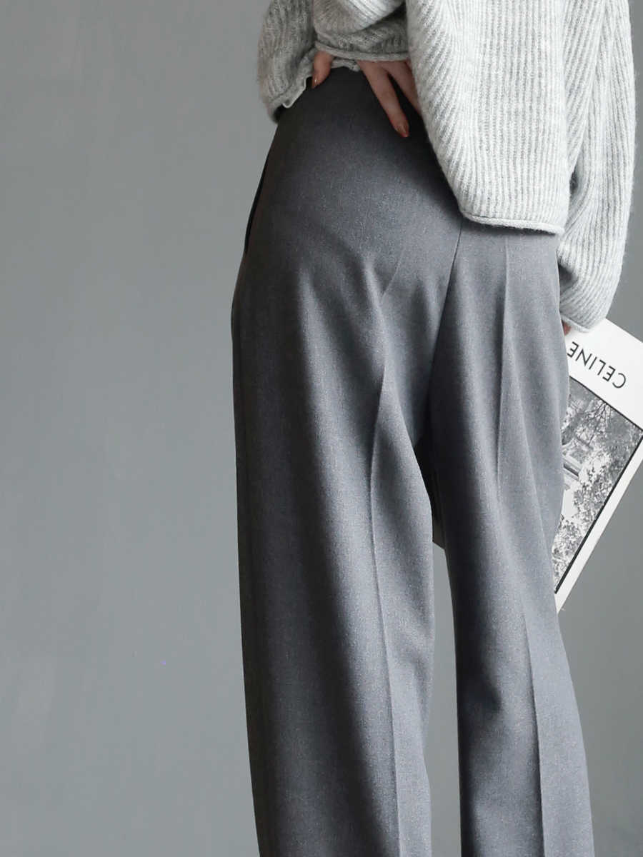 The Southbank Floor-Length Straight Suit Pants by WentSchmick