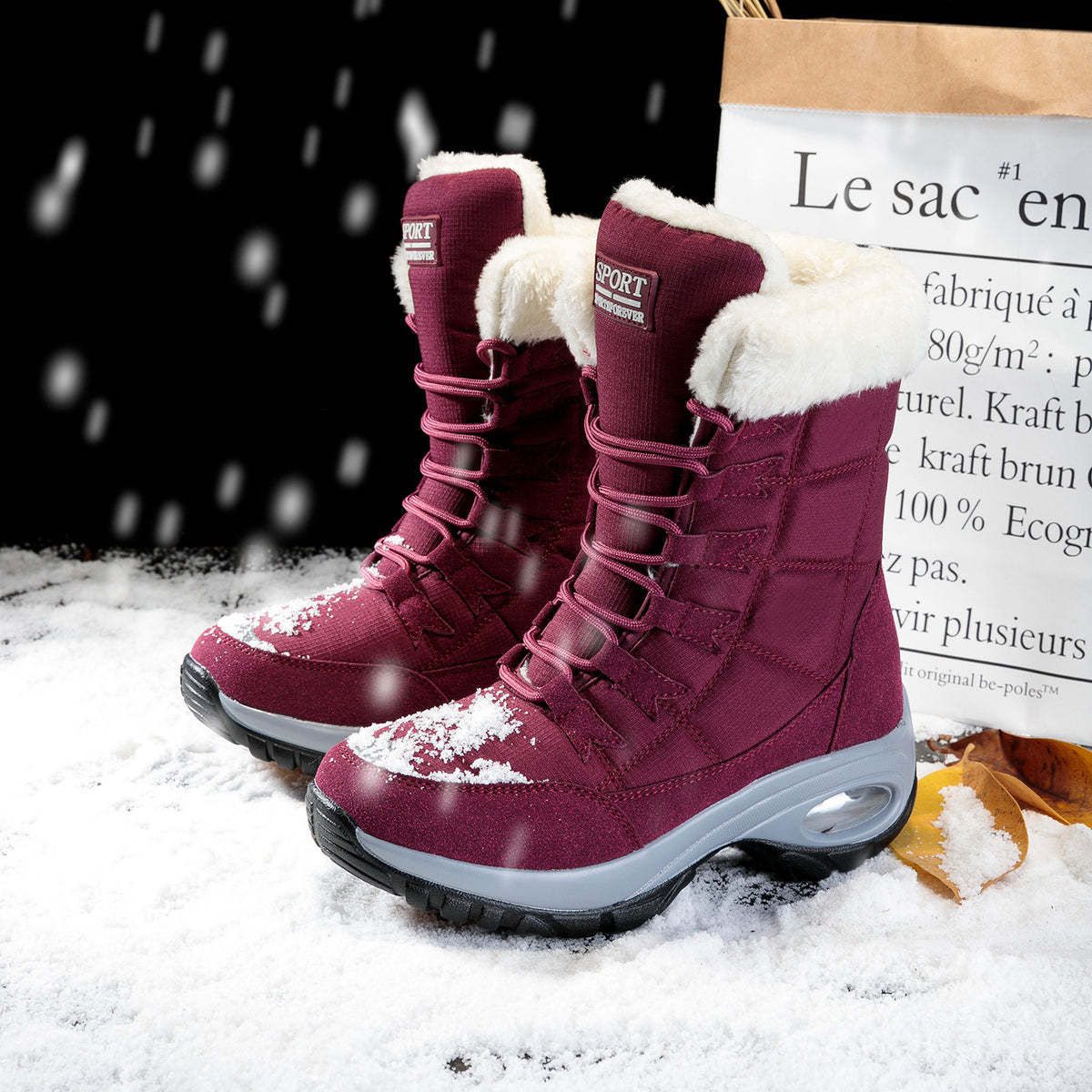 The Perisher Flat Snow Boot by WentSchmick