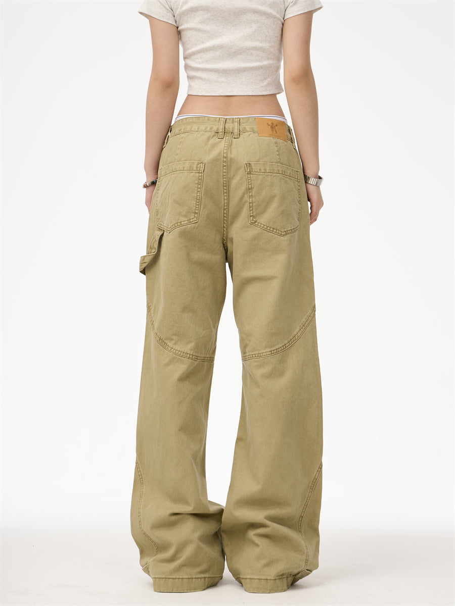 The Parap Washed Straight-Leg Utility Jeans by WentSchmick