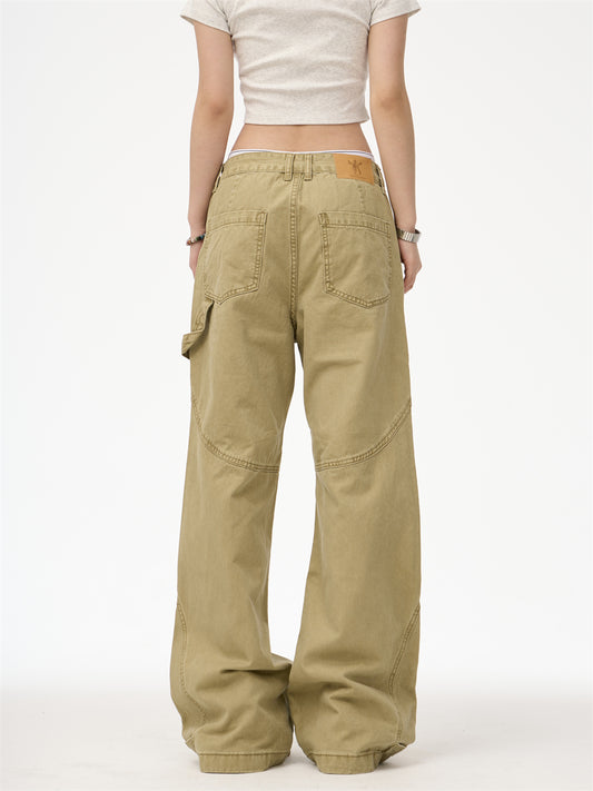 The Parap Washed Straight-Leg Utility Jeans by WentSchmick
