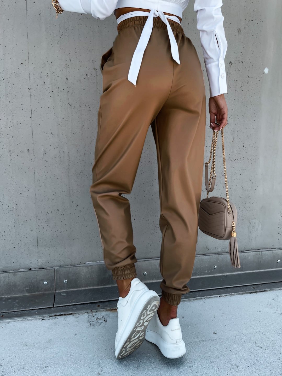 The Erskineville Faux Leather Pencil Pants by WentSchmick
