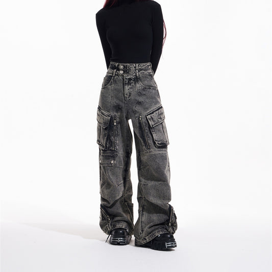 The Brunswick Multi-Pocket Wide-Leg Jeans by WentSchmick