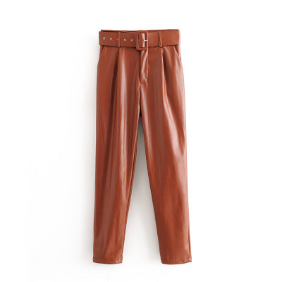 The Seddon Faux Leather Pants by WentSchmick