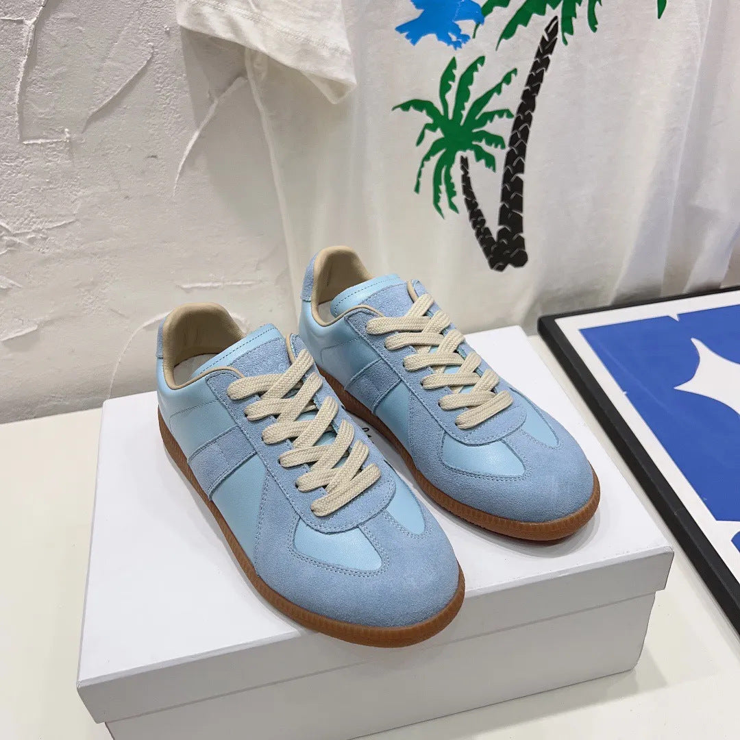The Curl Curl Soft Leather Lace-Up Sneaker by WentSchmick