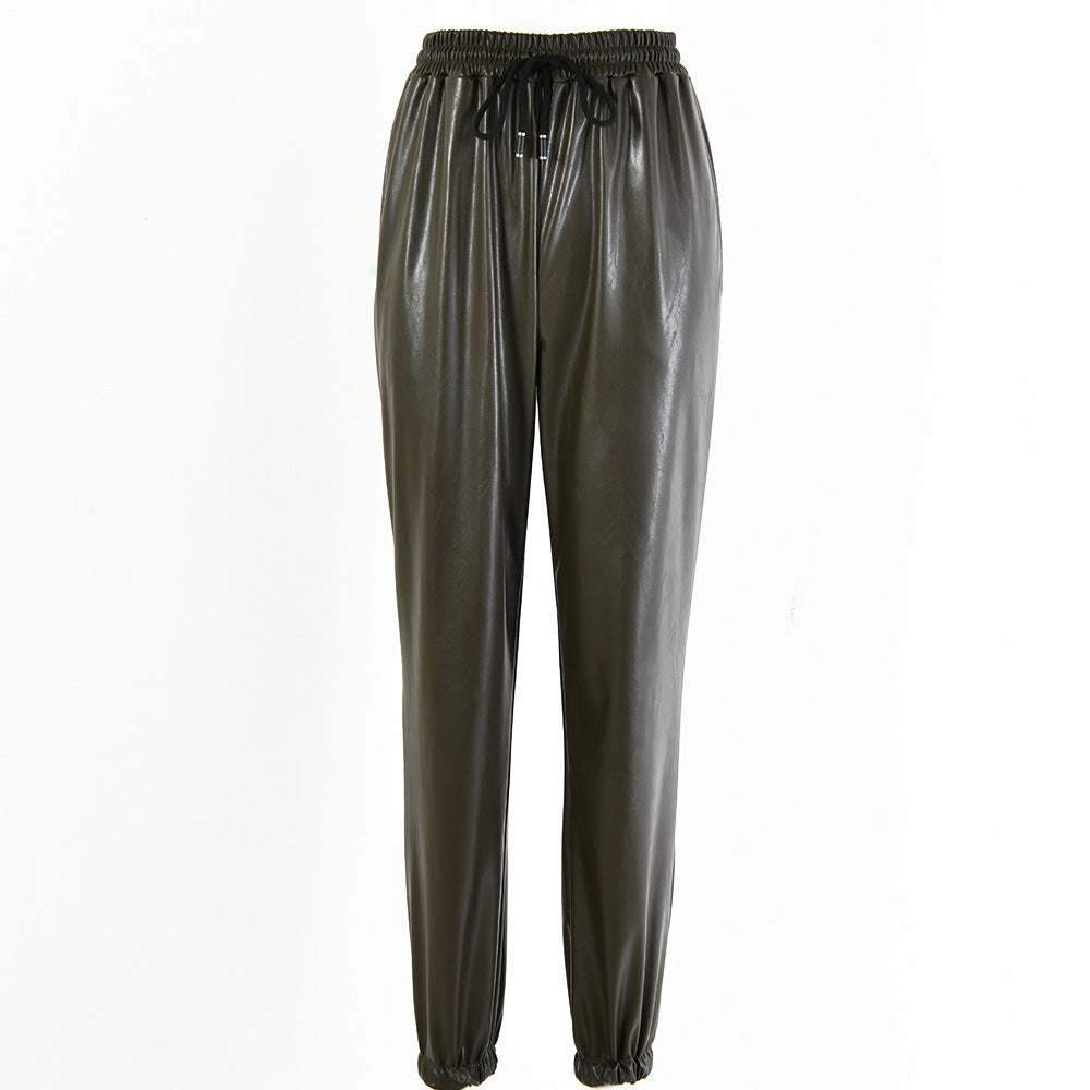 The Moore Park Slim Faux Leather Pants by WentSchmick