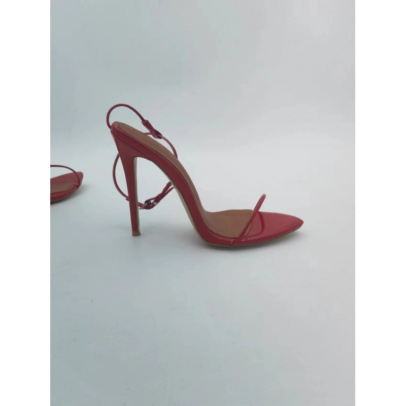 The Neutral Bay Metal Toe Cap Strappy Sandals by WentSchmick