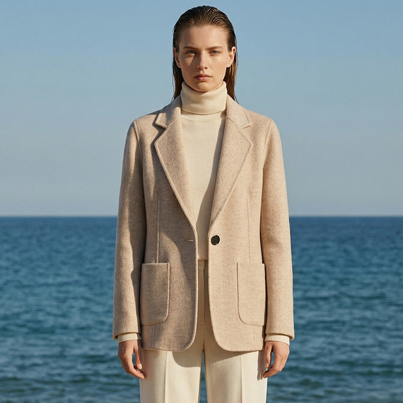 The Darling Point Double-Breasted Wool Coat by WentSchmick