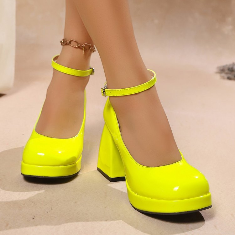 The Malvern Round-Toe Block Heel Pump by WentSchmick